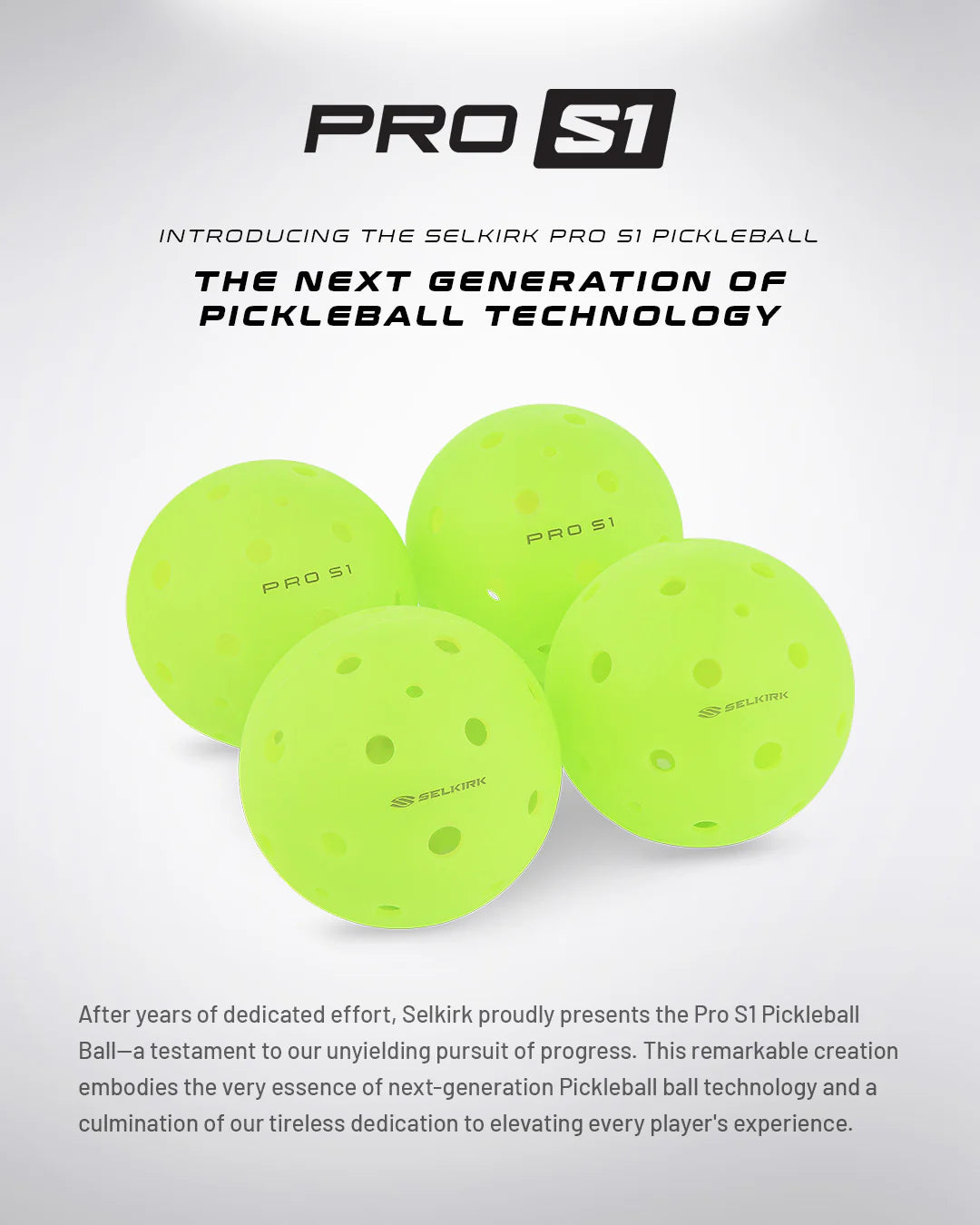 SELKIRK Pro S1 Pickleballl